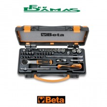ASSORTIMENTO BETA DI 11 CHIAVI A BUSSOLA ESAGONALI, 20 INSERTI PER AVVITATORI E 8 ACCESSORI ART. 900/C11 